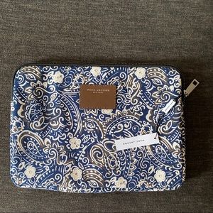 NWT Marc Jacobs Paisley Blue Laptop Sleeve Case